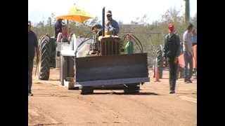 1952 Caterpillar D4 Dozer Pulling The Sled Apache Junction AZ 31012 [upl. by Norrahc]