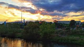 Sonnenuntergang genießen an der Elster in Gera Zwötzen Thüringen [upl. by Yuma]