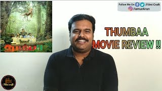 Thumbaa Review by Filmi craft  Harish Ram  Darshan  Keerthi Pandiyan  Anirudh [upl. by Rbma]