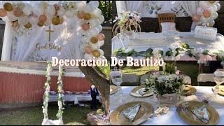 IDEADecoración de Bautizo para Niña [upl. by Bocaj972]