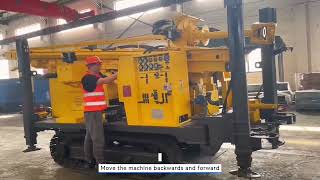 Sanrock water well drilling rig running video [upl. by Dlanor]