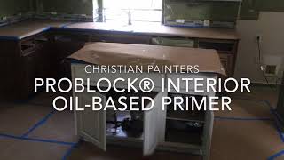 ProBlock® Interior OilBased Primer  SherwinWilliams Kitchen Cabinets [upl. by Ytsud]