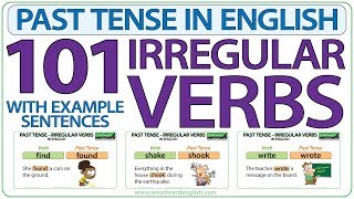 101 Irregular Verbs  Past Tense in English [upl. by Mutua232]