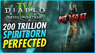 BEST Spiritborn Build Perfected End Game Guide  Diablo 4 Vessel of Hatred [upl. by Mcdade]