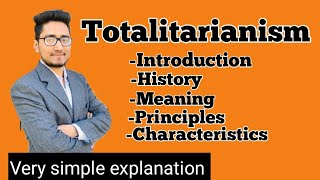 totalitarianism its meaninghistoryprinciples characteristicstypes totalitarianismstate [upl. by Kries61]