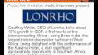 Geoffrey White CEO of Lonrho talks to Proactive Investors [upl. by Carolan]