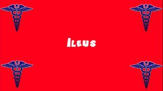 Pronounce Medical Words ― Ileus [upl. by Arodnap]