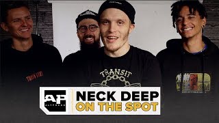 Neck Deep on Defying Negativity Favorite A Day To Remember Songs and More [upl. by Erlandson267]