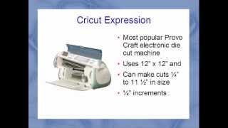 Cricut Machine Comparison [upl. by Ecneralc]