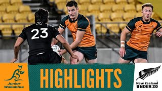 Junior Wallabies v New Zealand U20s  Game 2 Highlights [upl. by Missie]