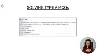 SOLVING TYPE A MCQs amcmcq australianmedicalcouncil amcexam img [upl. by Elder984]