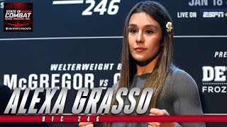 UFC 246 Alexa Grasso is ready for her closeup against Claudia Gadelha  State of Combat [upl. by Talia]