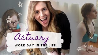 ACTUARY Day in the Life  Work Life Balance while Working from Home [upl. by Ariaj909]