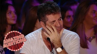 His Audition Was So MOVING And EMOTIONAL It Even Made SIMON COWELL Cry  Amazing Auditions [upl. by Ohl]