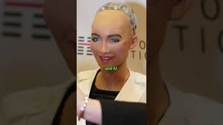 Can Sophia interact with people sophiarobot sophia robot ai usa robotics airobot shorts [upl. by Nossaj]