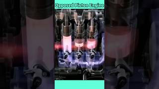 opposed piston engine  engineering viral technology vigyanrecharge shortvideos [upl. by Atilrac]