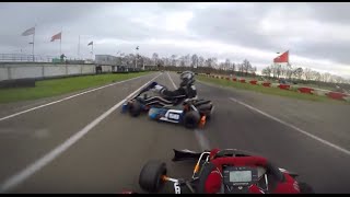 Karting Lansard  Big crash [upl. by Eelsha]