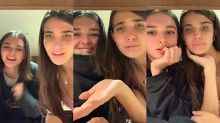 Charlotte Lawrence with Charlotte DAlessio Instagram Livestream  July 9 2019 [upl. by Parrnell]