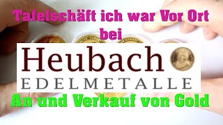 11000€ Tafelgeschäft vor Ort bei Heubach Edelmetalle Ankauf Verkauf Gold neue Goldmünzen Goldkauf [upl. by Malcah]