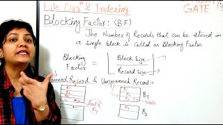 Blocking Factor In File Organization  Spanned Unspanned Records  DBMS Session 48 [upl. by Ainatit]