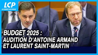 Budget 2025  audition dAntoine Armand et Laurent SaintMartin avec chapitrage  11102024 [upl. by Rastus]