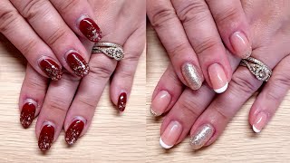 Infill sculpture gel nails tutorial [upl. by Raffo]