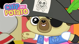 Chip and Potato  Pirate Treasure  Cartoons For Kids  Watch More on Netflix [upl. by Nor77]