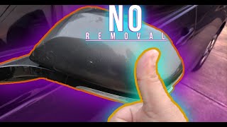 How to Replace Side View Mirror Cover ▶️Side View Mirror Crown Replacement ▶️No Assembly Removal [upl. by Hal242]