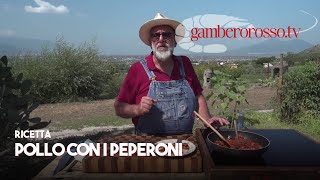 POLLO CON I PEPERONI  Giorgione orto e cucina [upl. by Oht]