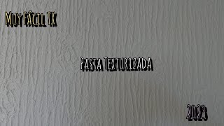 Cómo Aplicar Pasta Texturizada en un Muro   Textura Con Rodillo Texturizador [upl. by Airdnaed]