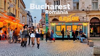 Bucharest Romania 🇷🇴  ☃️Winter 2023 ❄️ 4K 60fps HDR Walking Tour [upl. by Bible]