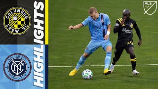 Columbus Crew SC vs New York City FC  October 18 2020  MLS Highlights [upl. by Aisatal304]