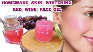 Best skin whitening face cream 👌💯 Homemade red wine face cream  skincare  100 working [upl. by Macknair459]