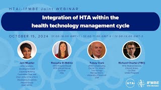 Integration of HTA within the health technology management cycle [upl. by Darken]