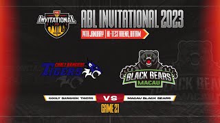 2023 ABL Invitational Batam Cooly Bangkok Tigers vs Macau Black Bears [upl. by Halak798]