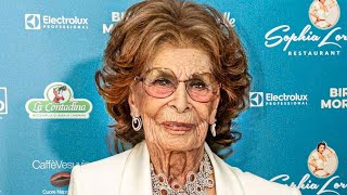 A sus 89 años Sophia Loren FINALMENTE confirma los rumores [upl. by Genesia]