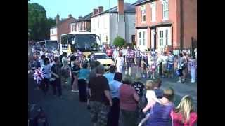 Olympic Torch  Through Worcester Road Droitwich [upl. by Aihsitan]