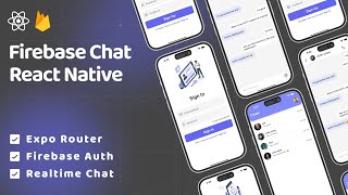 🔴 Build a Realtime Chat App with Firebase  Authentication  Expo Router  React Native Projects [upl. by Thorvald538]