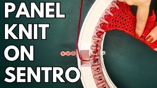 How to use the panel mode on sentro knitting machine sentro [upl. by Ahsinhoj]