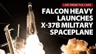 Watch live SpaceX Falcon Heavy launches secretive X37B military spaceplane [upl. by Deibel52]