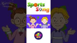 Sports Song  Educational Children Song  Learning English Sports for Kids shorts [upl. by Ahsinal]