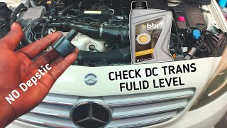 How to check transmission fluid  Mercedes Benz B200cla250 [upl. by Brittan]