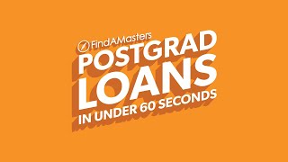 Postgraduate Loans in Under 60 seconds [upl. by Widera]