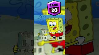 Brawl stars spongebob rank up shorts brawlstars [upl. by Kandace699]