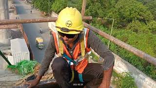 Pier Cap Bearing Pedestal Ka Kaam Kaise Hota Hai Reinforcement work [upl. by Doreg]