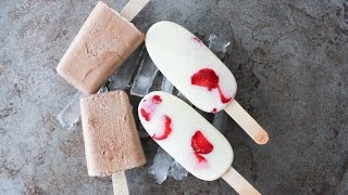 How To Make Marsbar And White Chocolate And Strawberry Fudgesicles  By One Kitchen Episode 540 [upl. by Hoxie207]