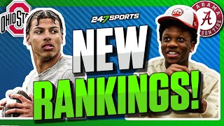 Top 10 College Football Recruits in Class of 2025  Alabama Ohio State LSU Oregon [upl. by Eniluj]