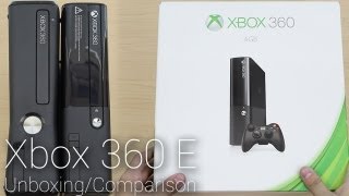 New Xbox 360 E Unboxing amp Comparison to Xbox 360 Slim [upl. by Ahsille]