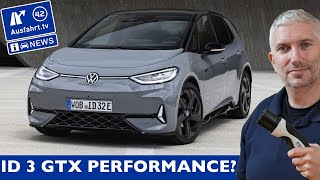 VW ID3 GTX PERFOMANCE ab 48725 Euro mit Vollausstattung und ohne Bonus knapp 59590 Euro [upl. by Nidnerb591]