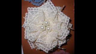 Stunning Shabby Chic Flower Tutorial  jennings644 [upl. by Luba]